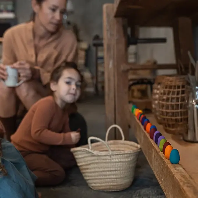 Thumbnail: Grapat mandala regenboog eitjes (36 st)