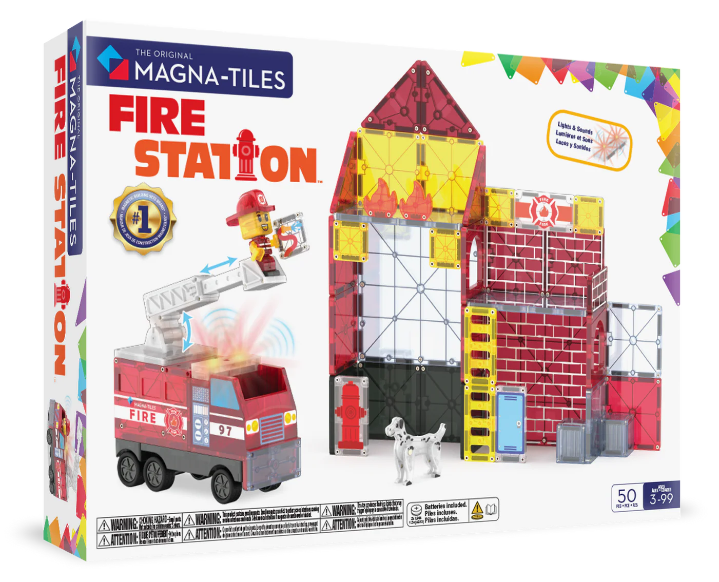 Magnatiles brandweer (50 delig)