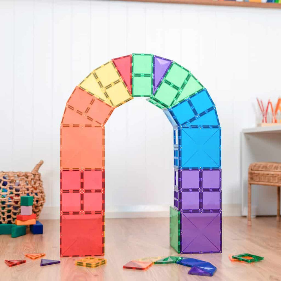 Thumbnail: Connetix - rainbow starter (60 stuks)