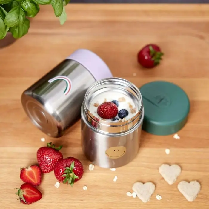 Thumbnail: Stijlvolle en kindvriendelijke Lässig Food Jar, voor warme soep of koele snacks onderweg