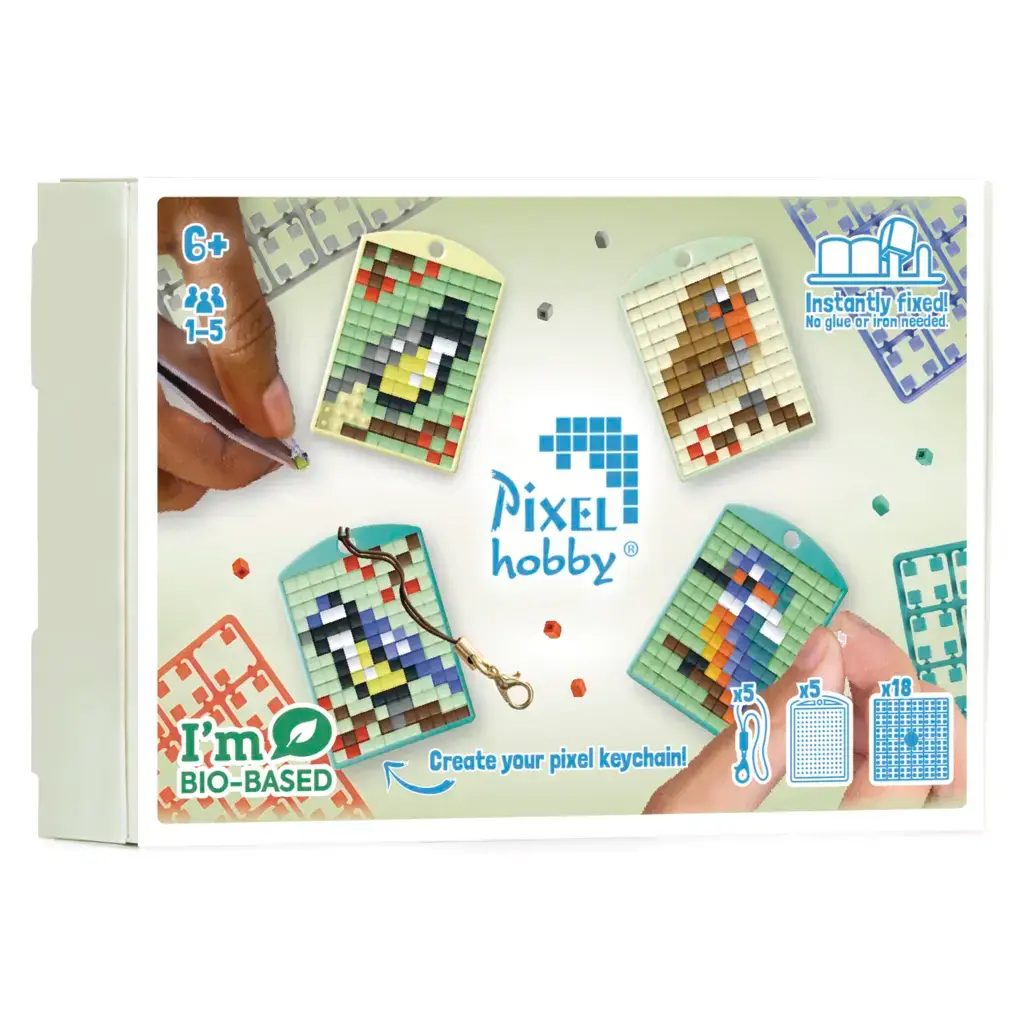 Pixelhobby: medaillon set vogels