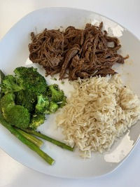 Simple Meal Prep: Pulled Flank Steak 