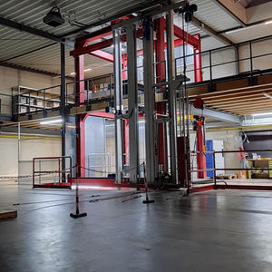 Stahlbau-Prüfstand für den TÜV, gefertigt und montiert durch GLW Arnsberg.