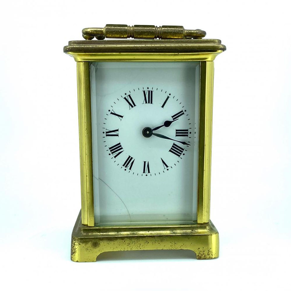Lot 445: UNRESERVED! Early Victorian Carriage Clock