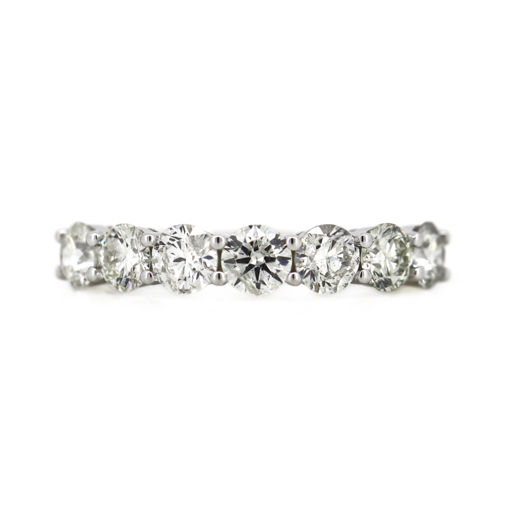 Item OS20:14K White Gold and 1.19ct TDW Diamond, Eternity Band