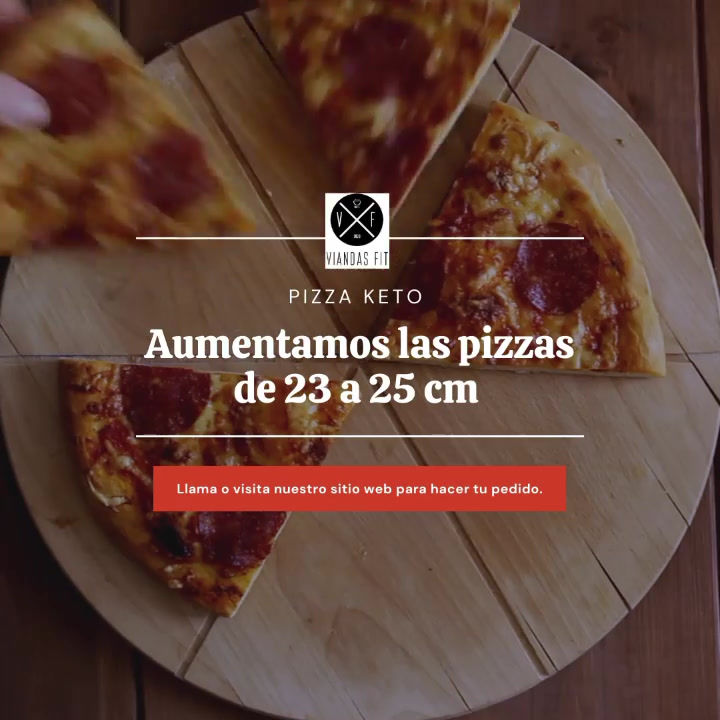 Pizza keto con Muzzarella