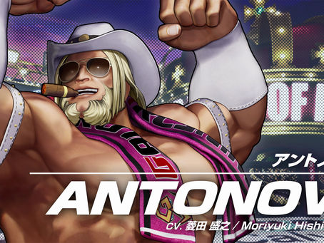 新作格鬥對戰遊戲《THE KING OF FIGHTERS XV》「安東諾夫」角色介紹短片發布！「安東諾夫」「拉蒙」「暴龍王」組成【G.A.W.隊（銀河安東諾夫摔角隊）】！