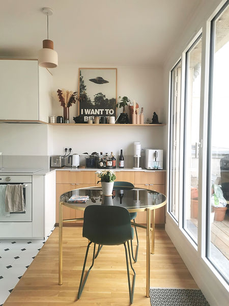 cuisine sur mesure bois blanc