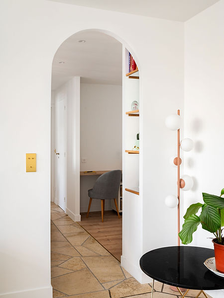 porte arrondie laiton