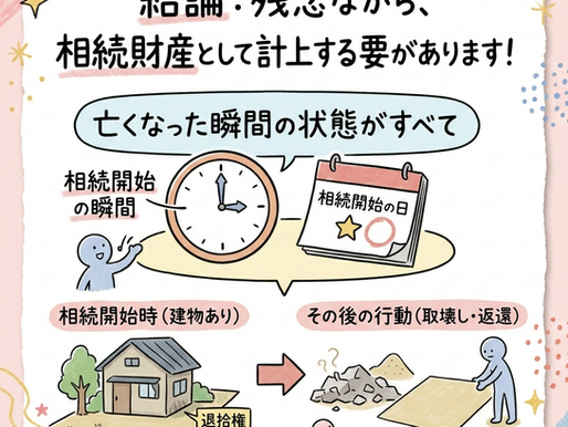 【相続税】建物取壊し無償で土地を返還した場合の借地権の適否