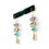 Thumbnail: DROP EARRINGS blue, purple, pink pastel