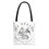 Thumbnail: Dragon Demands Tribute Tote Bag - Fantasy Design for Dragon Lovers