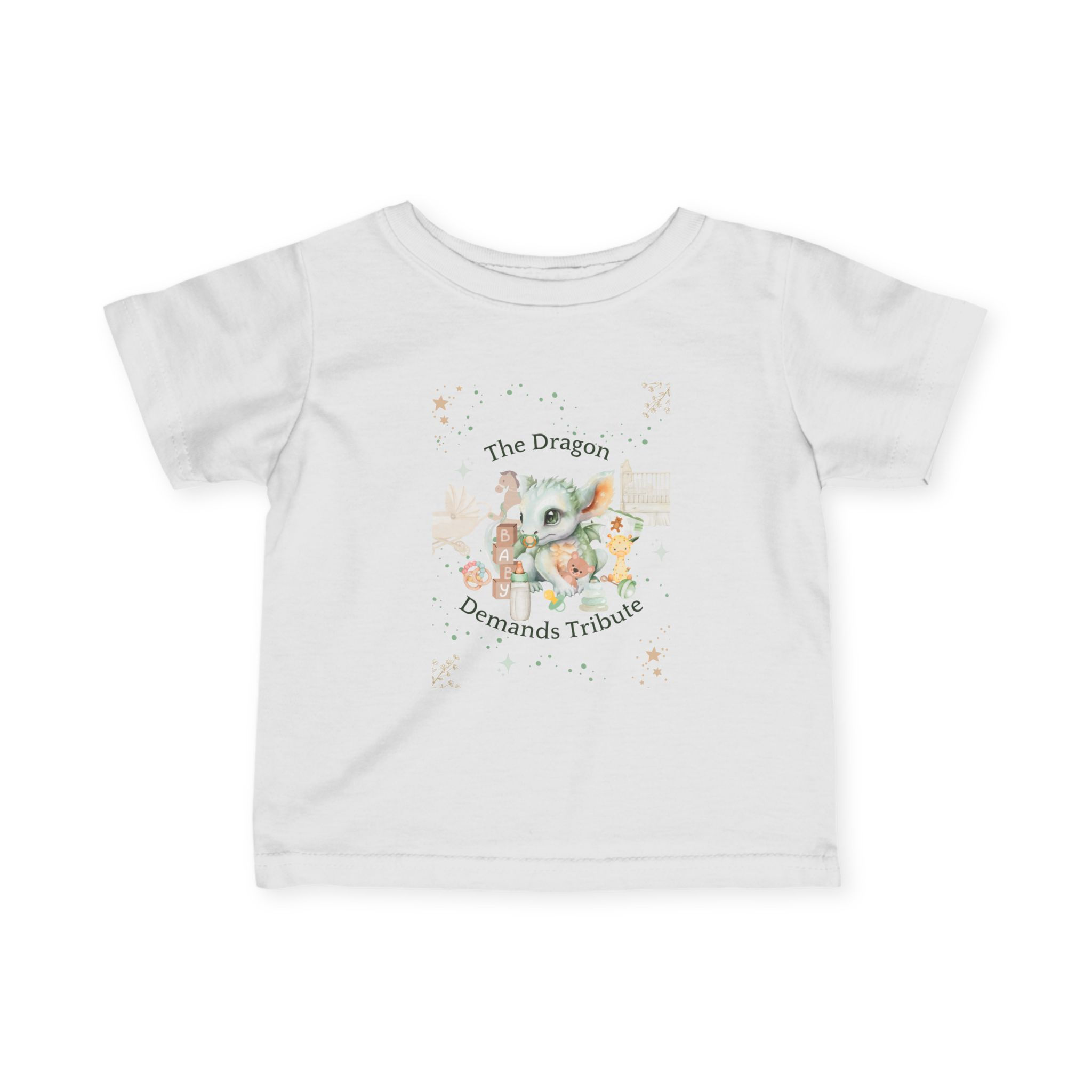 Whimsical Infant Dragon Tee - Perfect for Playtime - Green
