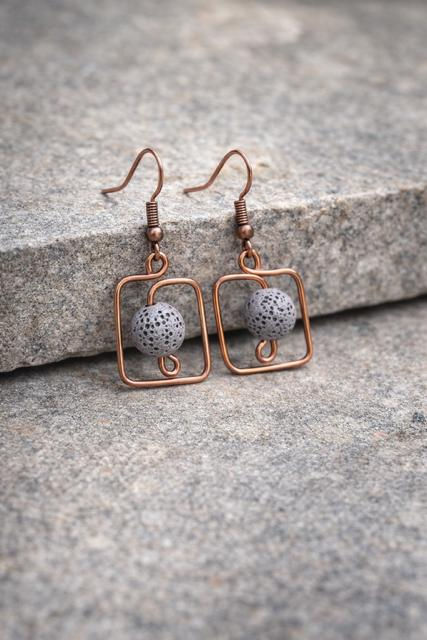 Wire Squares - Purple