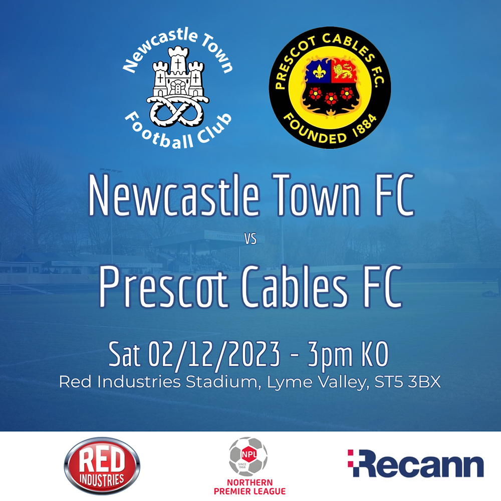 Match Preview Newcastle Town FC vs Prescot Cables FC