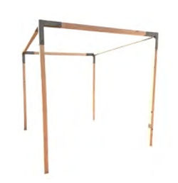 Wooden Cabana Structure