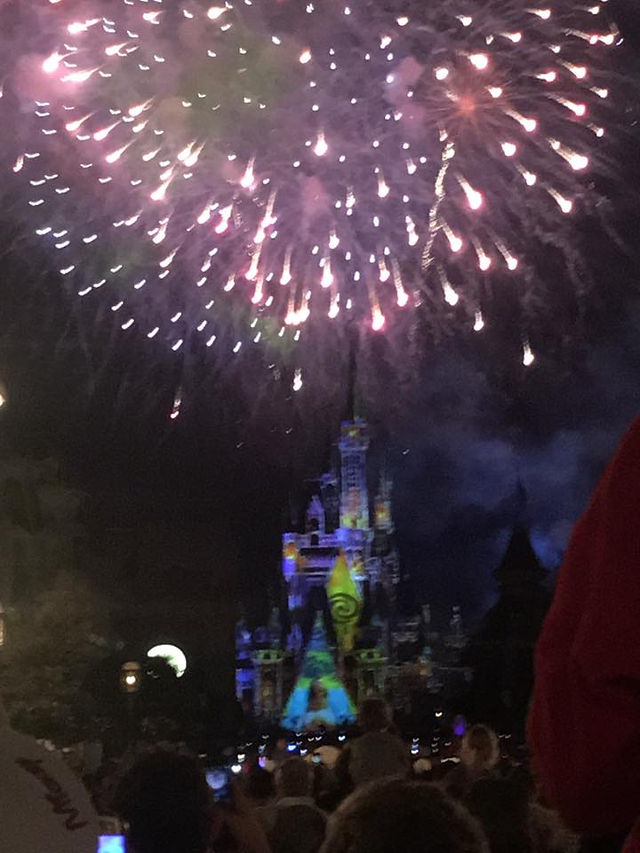 honeymoon castle fireworks