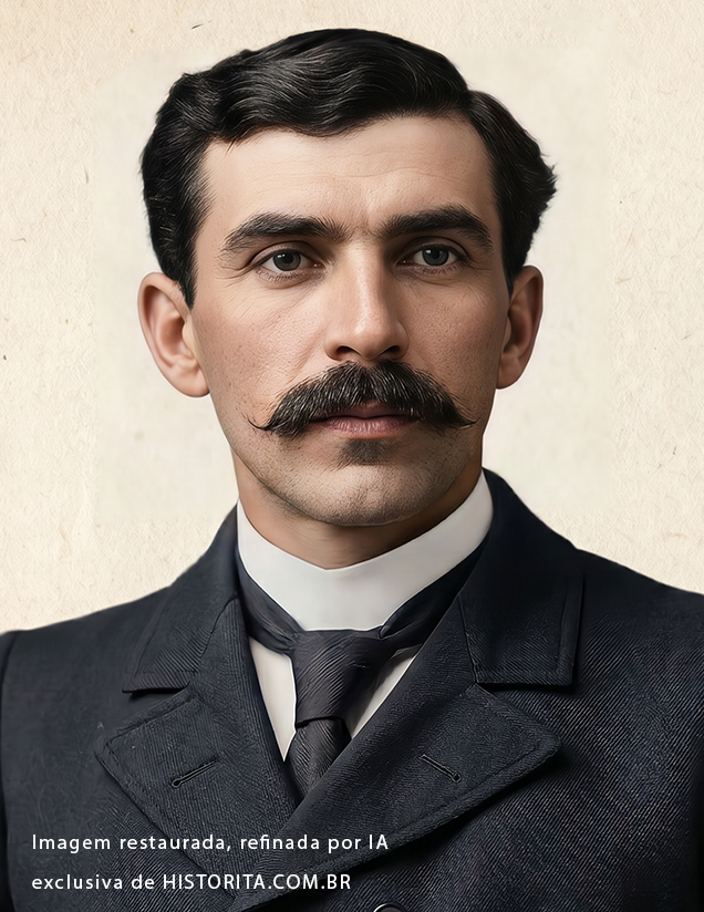 Izaías Cândido Soares, por Historita, baseado em pintura original de Calixto. Todos os direitos reservados ao Historita.com.br