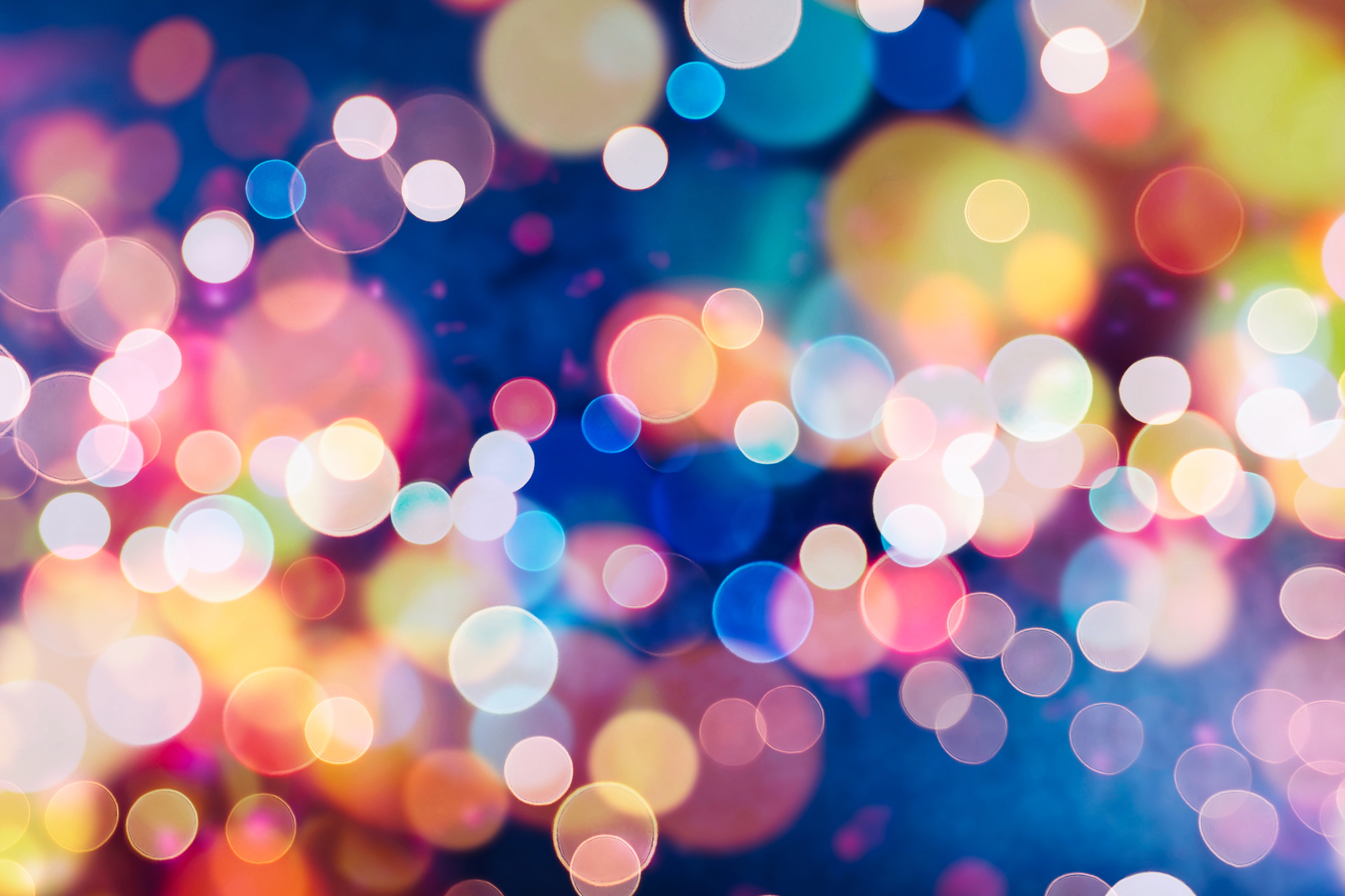 Festive Background With Natural Bokeh And Bright Golden Lights. Vintage Magic Background With Color