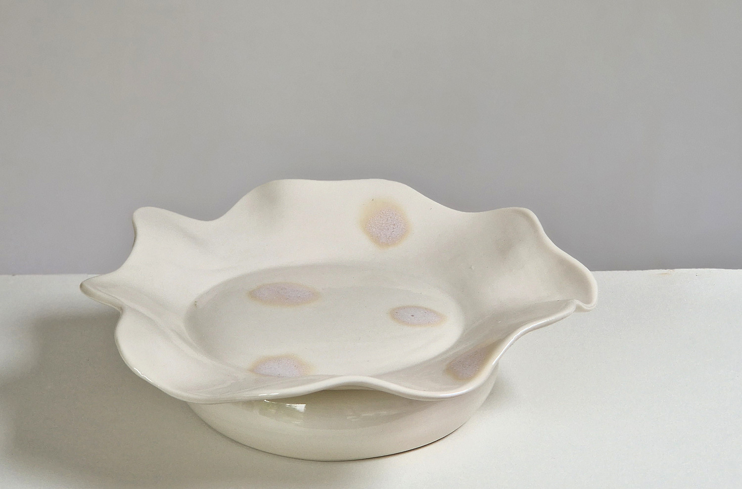 Assiette de chef en porcelaine