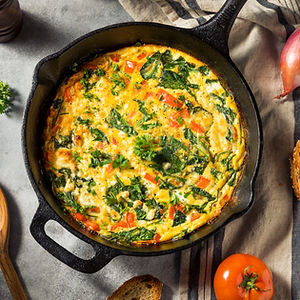 Spinach & Tomato Frittatas