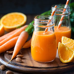 Fresh Pressed Orange Carrot Juice