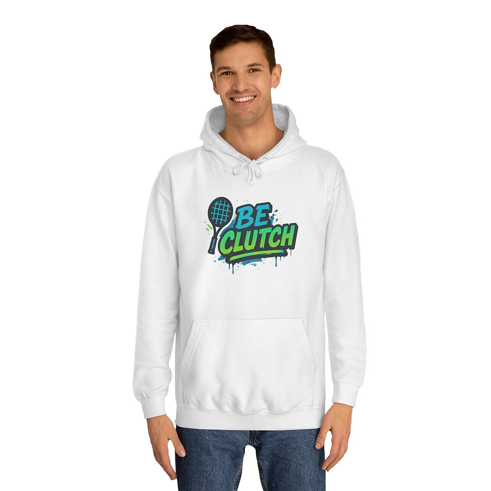 Thumbnail: Be Clutch Tennis Hoodie |  Sports Enthusiast Hoodie