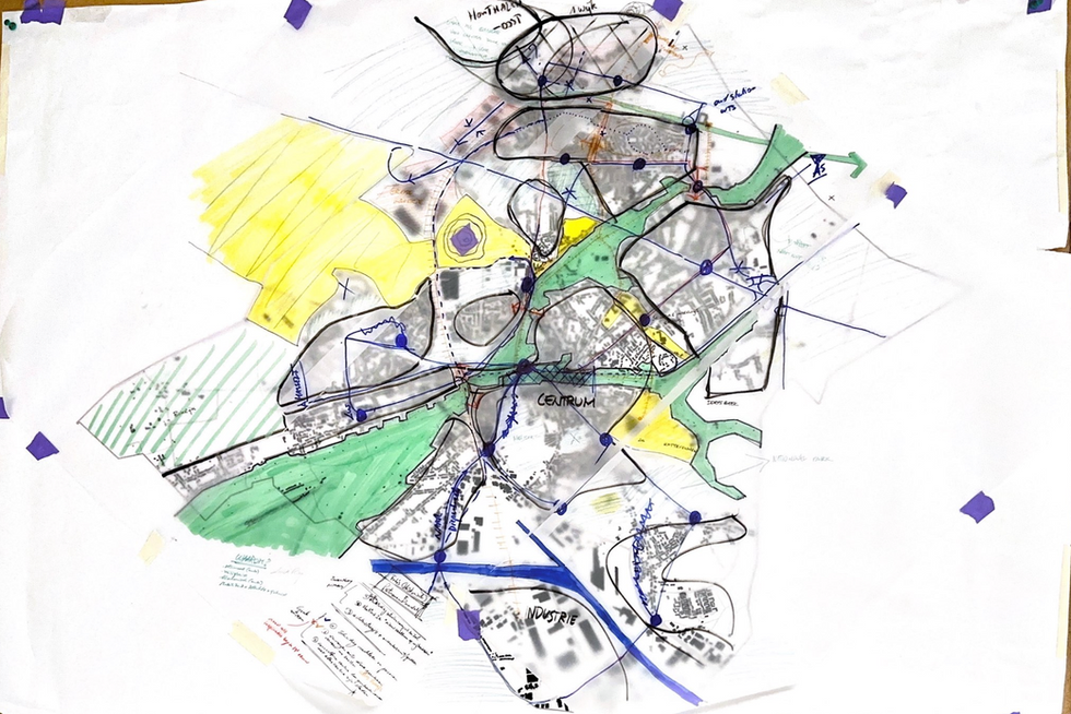 Concept Sketch: Connecting Neighborhoods and Green Spaces in Stiemerbeek Valley