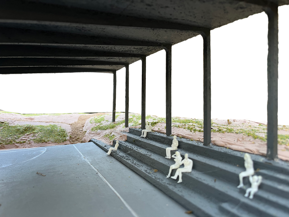 Interior Model – Market & Sports Hall, View 4, Scale 1:50