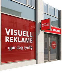 Fasadedekor lokale Visuell reklame