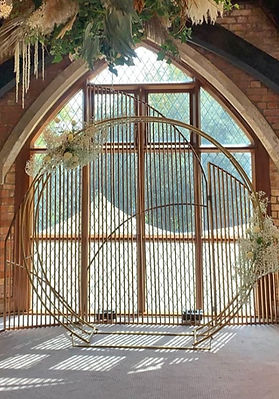 Gold Wedding Arch Hire.jpg