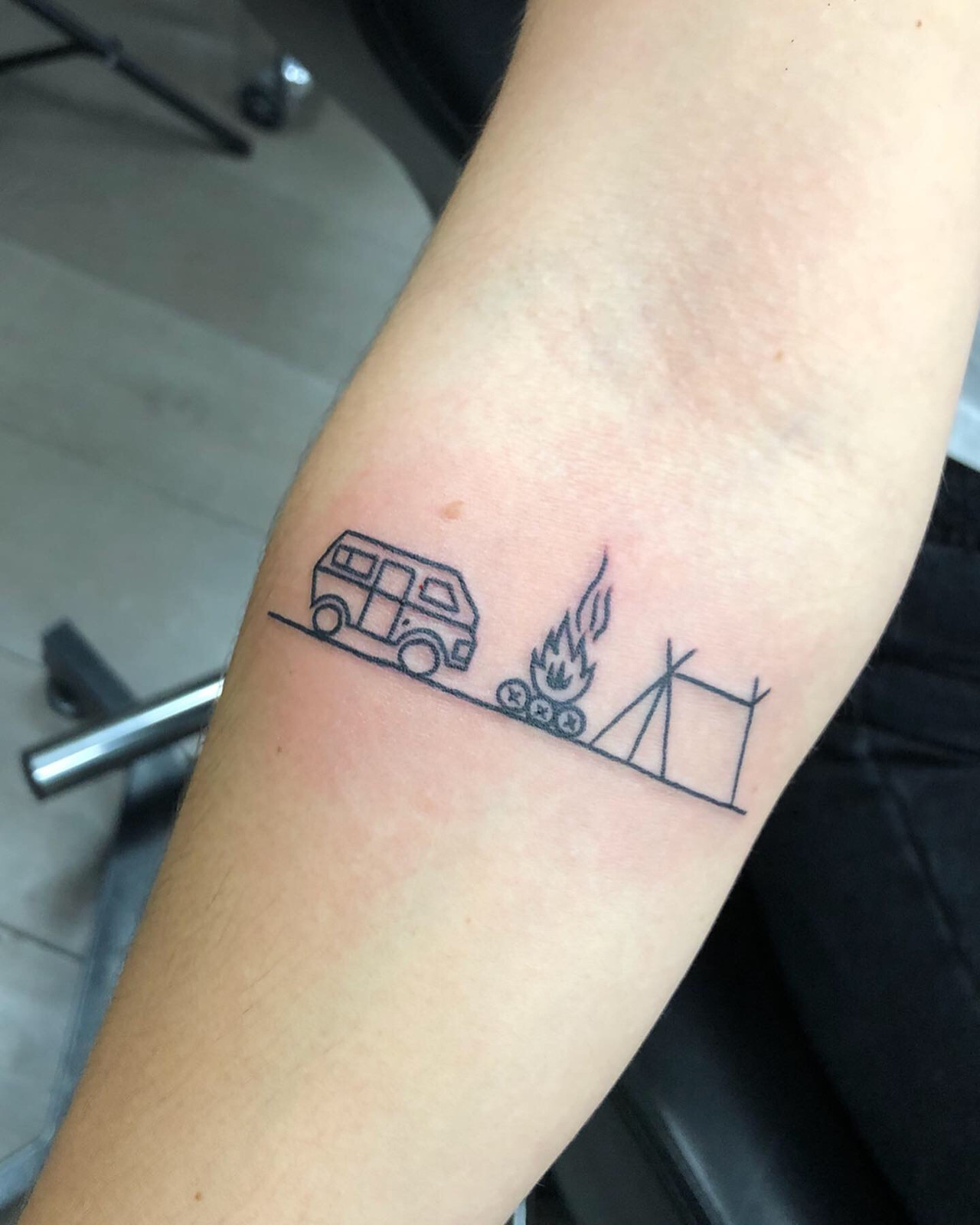 backpacker tattoo