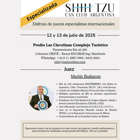 Shih Tzu Can Club Argentino