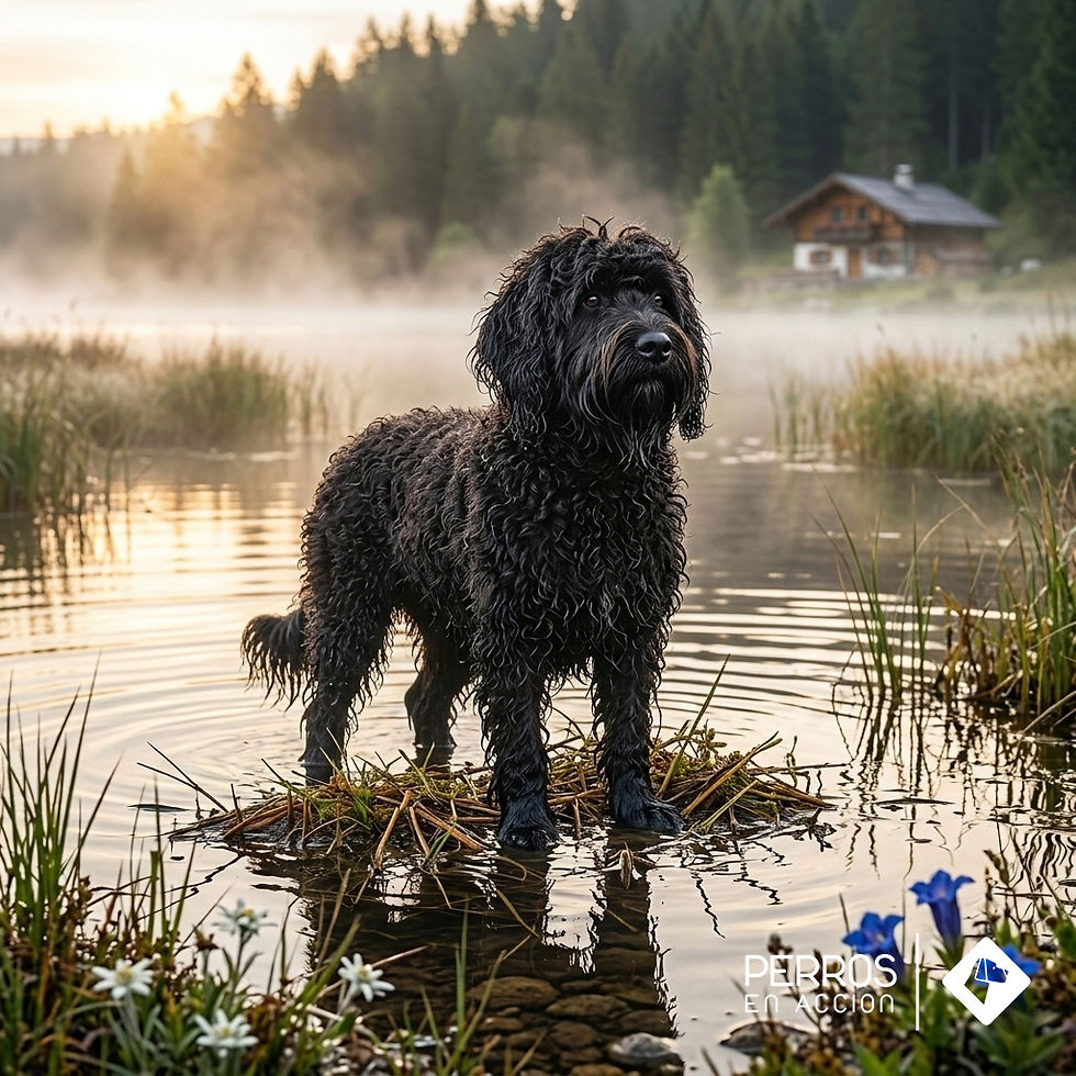 Barbet Perro de agus Frances