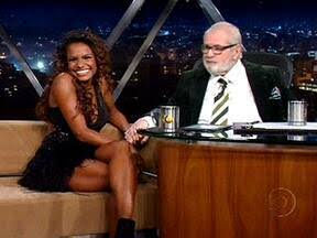 Quitéria Chagas e Jô Soares - entrevista no "Programa do Jô" em 2011 - foto reprodução Globoplay