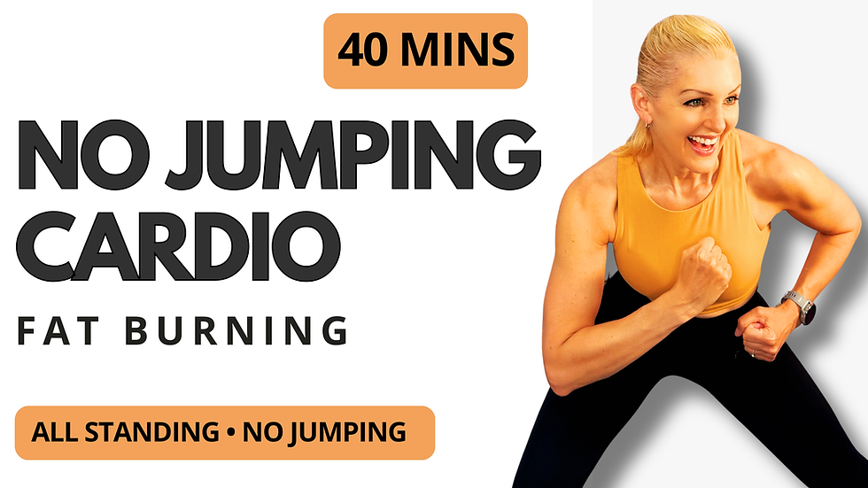 🌸 40 Minute No Jumping Cardio — Fat Burning Fun | Low Impact Home Workout