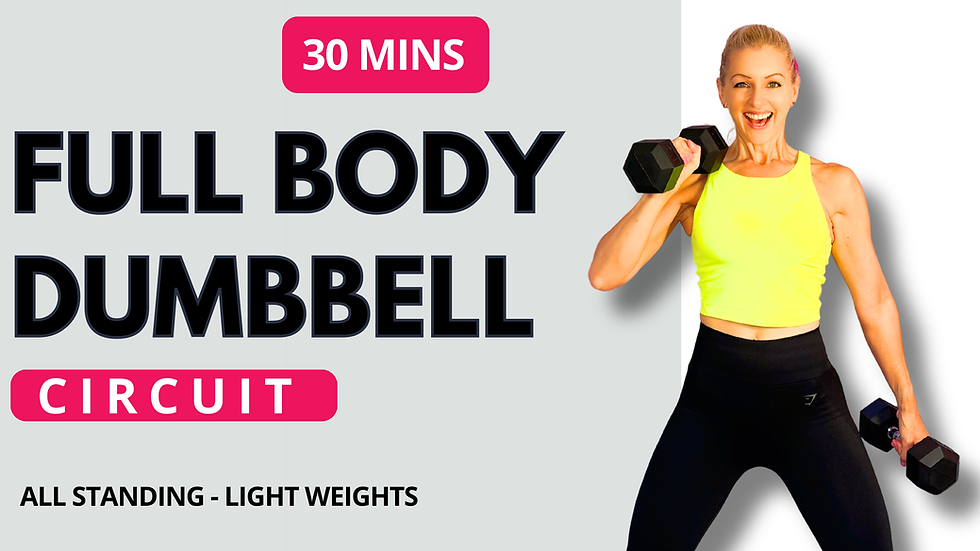 30 Minute Full Body Dumbbell Circuit | Build Strength From Head To Toe