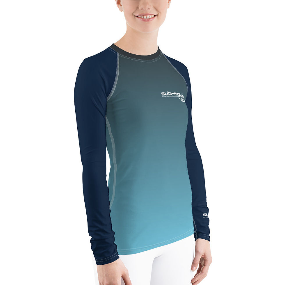 Thumbnail: Plain 'Tiger Shark' Ladies Rash Guard
