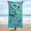 Thumbnail: Krazy Sharks Aqua Beach Towel