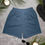 Thumbnail: Plain Shark Silhouette Men's Athletic Long Shorts