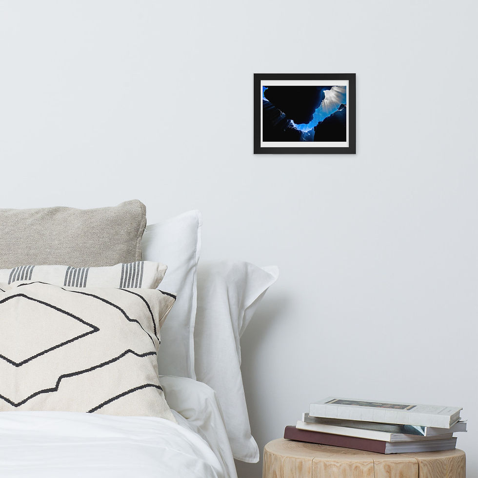 Thumbnail: 'See The Light' Premium Framed Luster Photo Paper Print