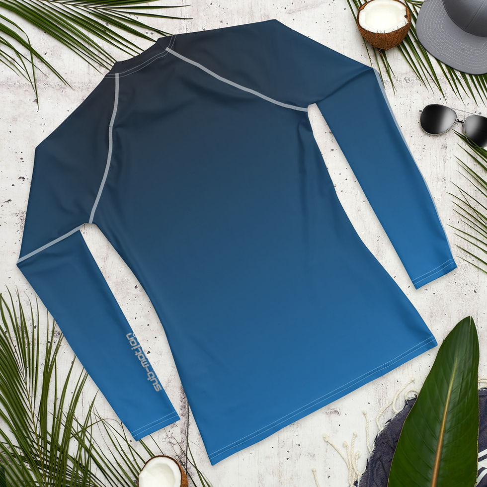 Thumbnail: Plain Ocean Men's Rash Guard