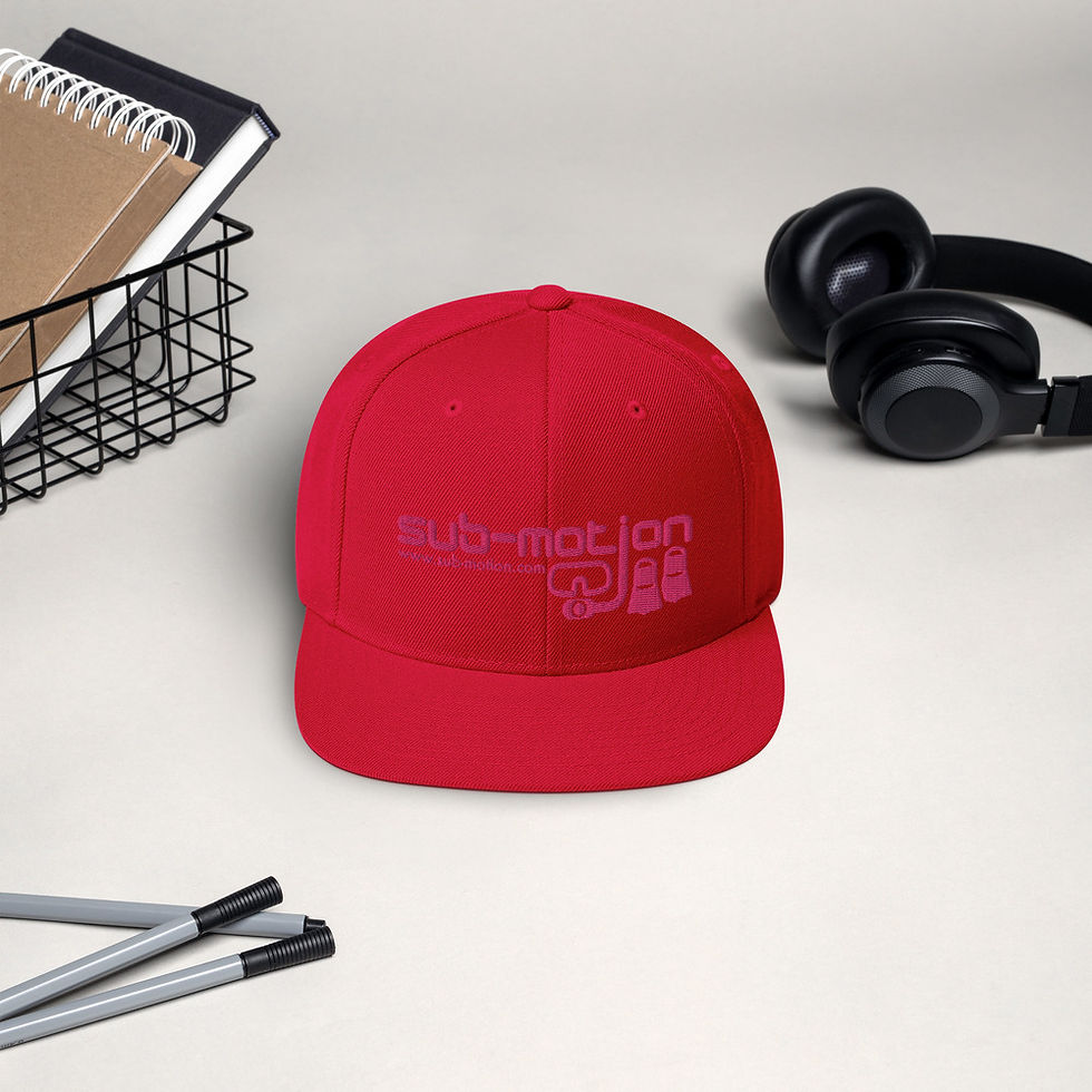 Thumbnail: Flamingo Pink Embroidered Logo Classic Snapback Hat
