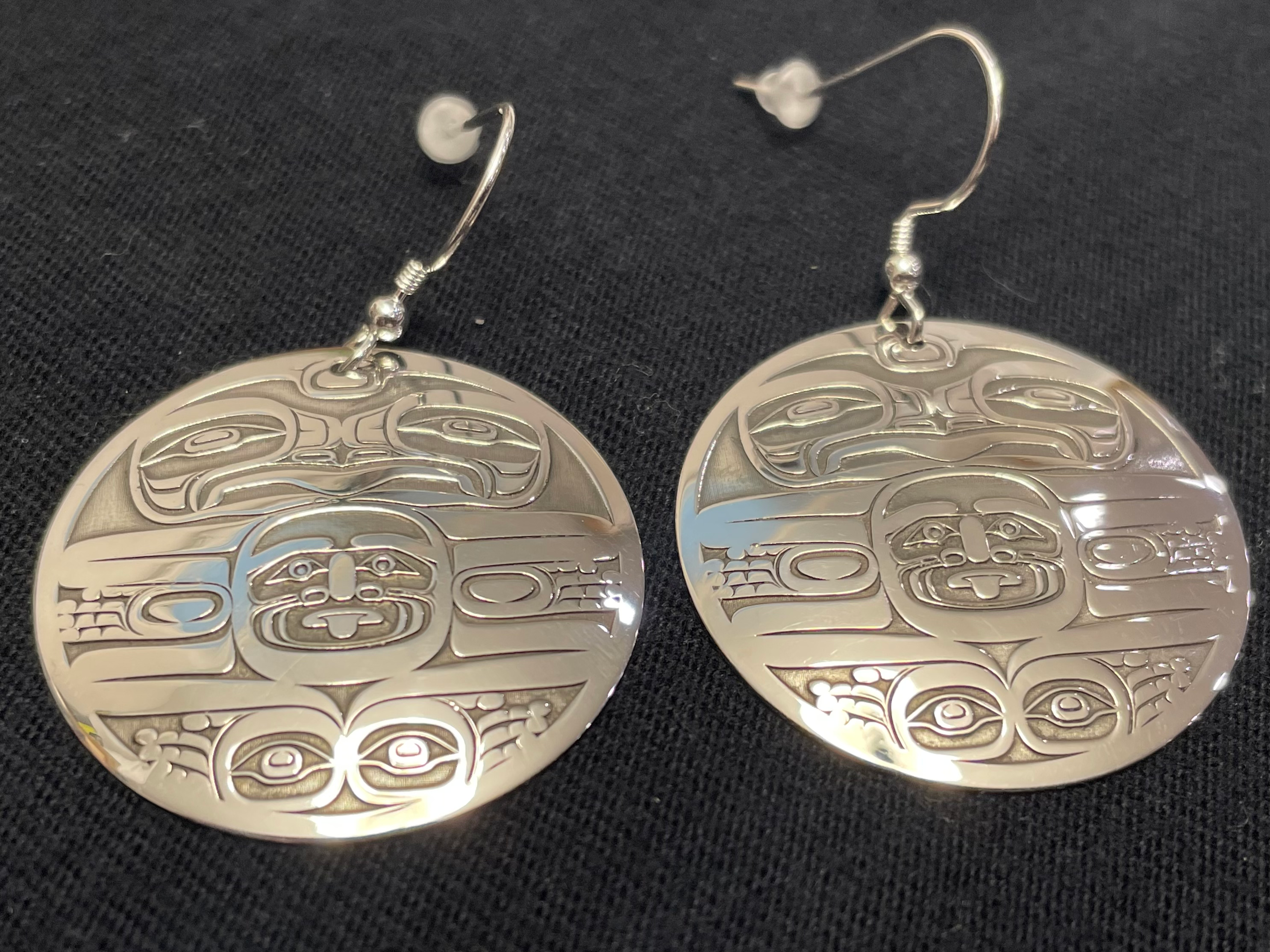 Sterling Silver Frog Clan Earrings