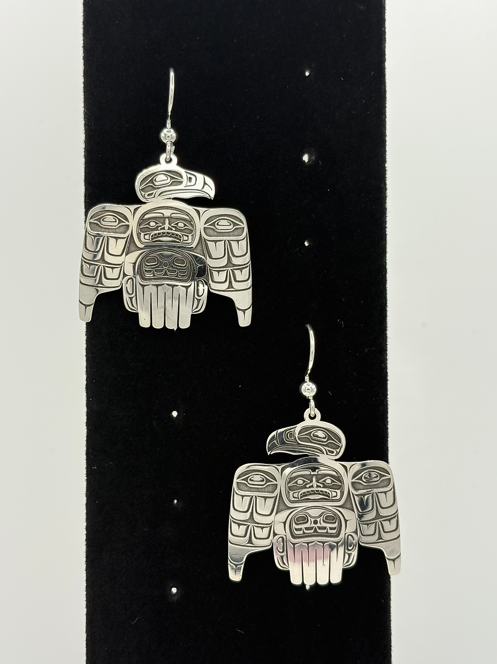 Sterling Silver Eagle Earrings