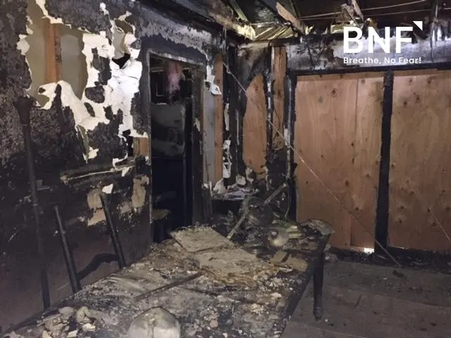 Severe fire damage in a property in Bergen County, NJ, prompts asbestos inspection and testing by BNF Consulting NJ’s expert asbestos inspector to assess potential asbestos exposure.