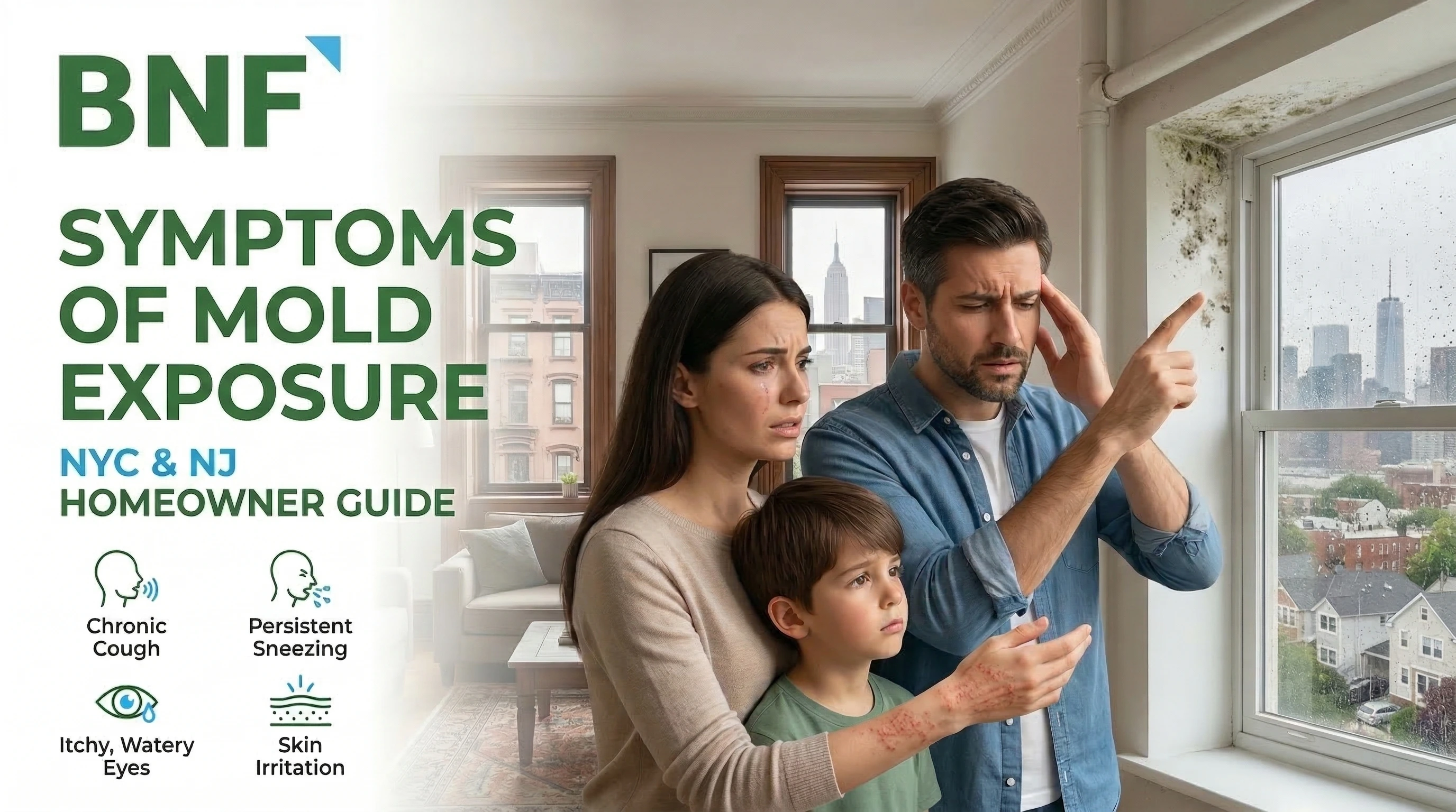 Symptoms of Mold Exposure Every NYC & NJ Homeowner Should Know