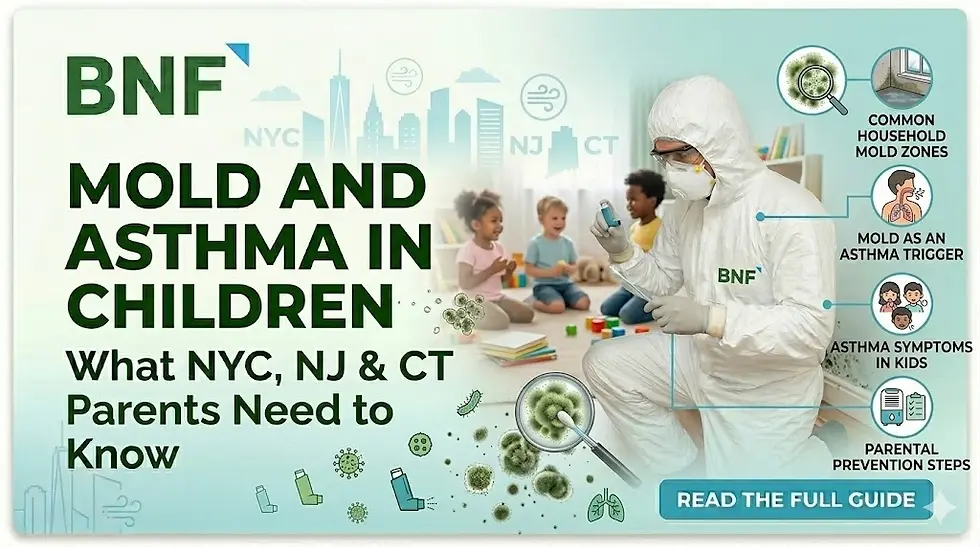 Mold and Asthma in Children — What NYC, NJ & CT Parents Need to Know