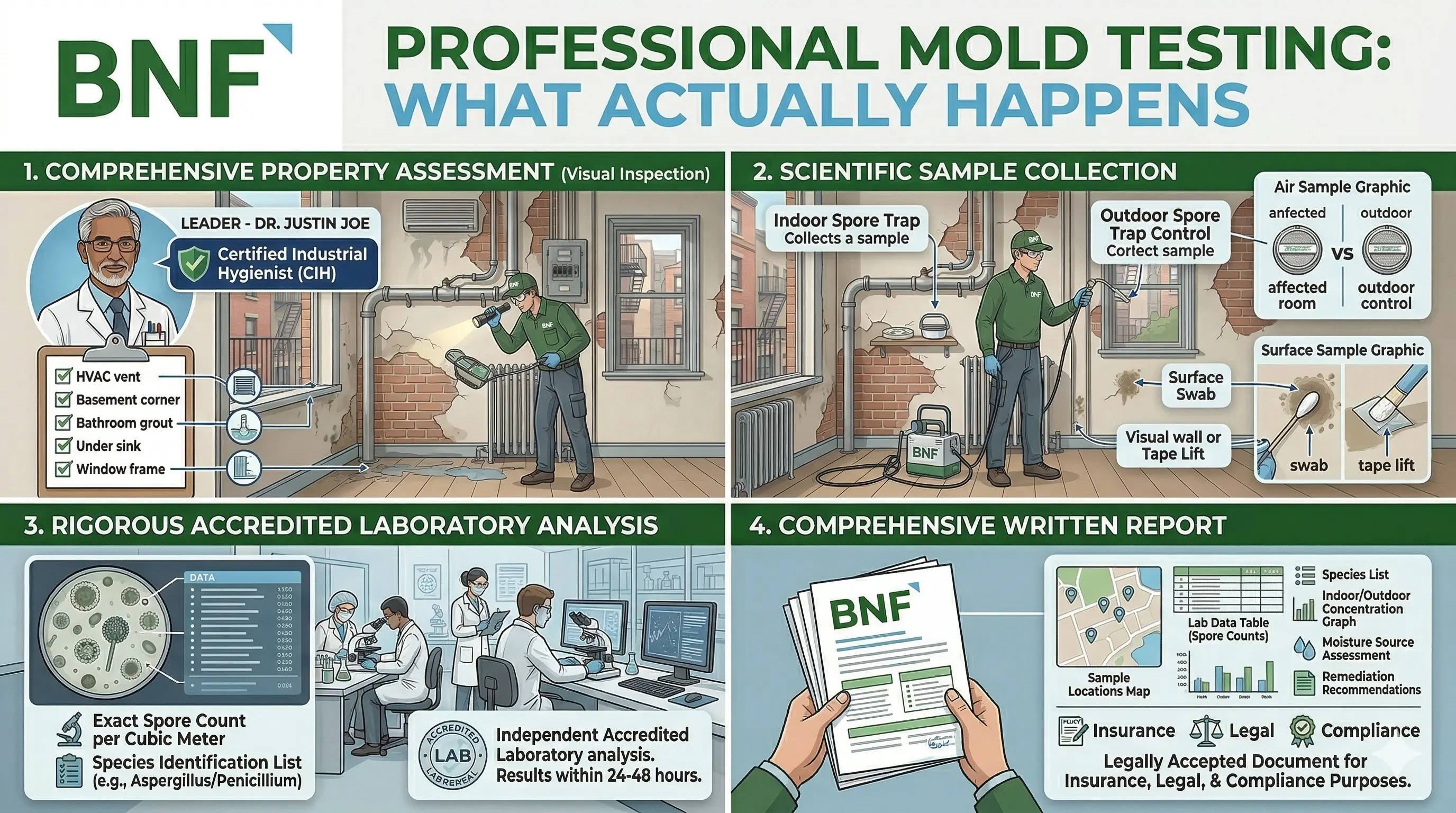 Mold Test Kits vs Professional Mold Testing: What actually Happens!