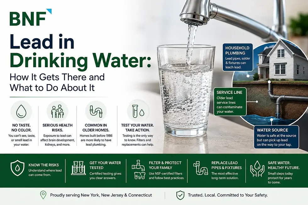 Lead in Drinking Water: How It Gets There and What to Do About It